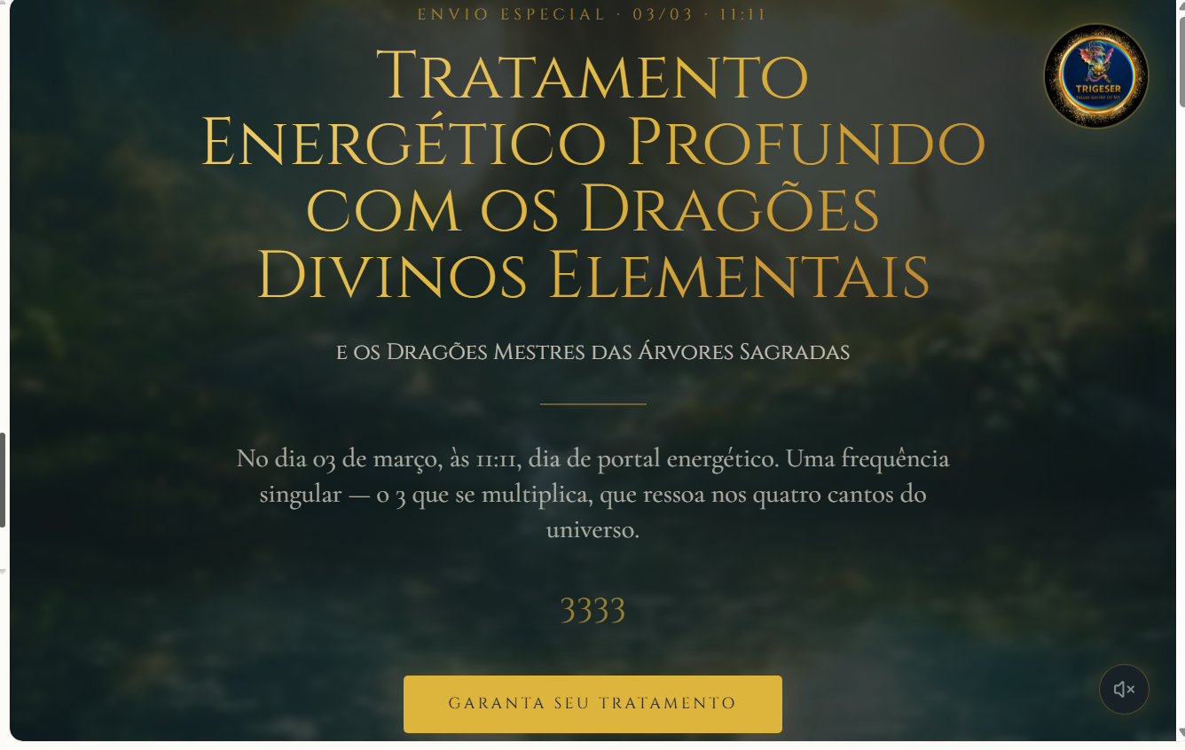 Tratamento Energético com Dragões Divinos | 03/03 às 11:11 - Sites no SeuGrupo