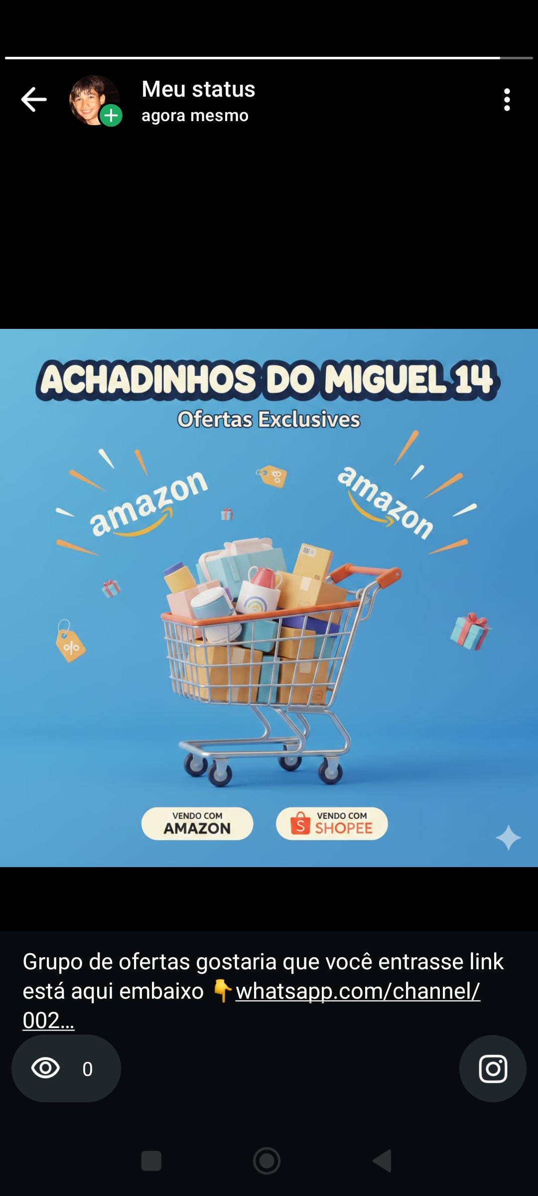 Achadinhosdomiguel14 - Canais WhatsApp no SeuGrupo