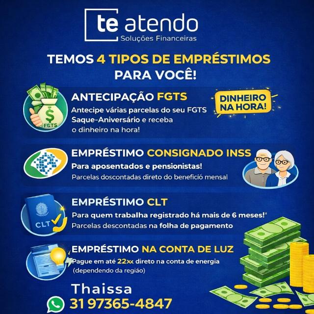 Empréstimo CLT & FGTS & LUZ & INSS💲💸🫰🏼Grupo 2 - Grupos WhatsApp no SeuGrupo