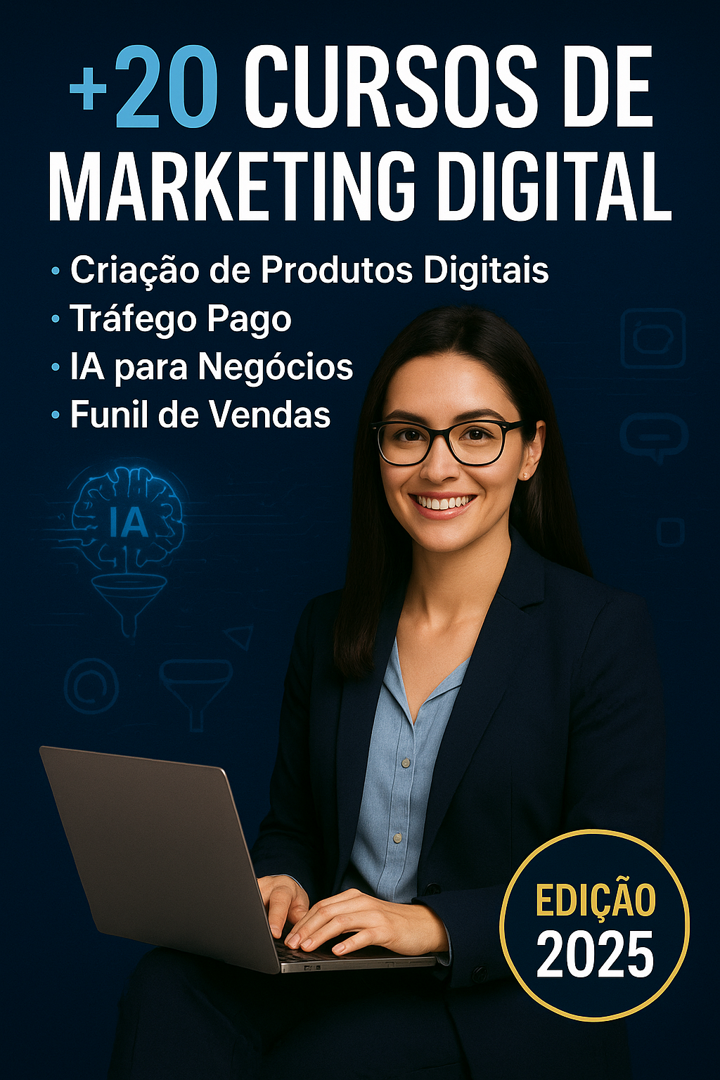 +20 Cursos de Marketing Digital + Super Bônus - grupo de Kiwify no SeuGrupo