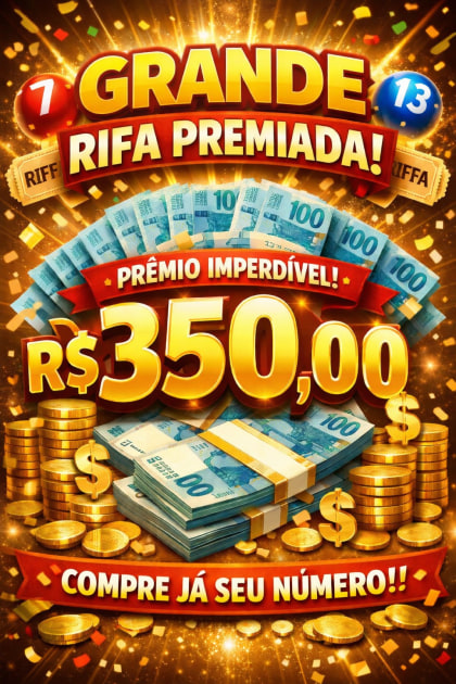 Prêmio de 350 reais - - grupo de Site no SeuGrupo