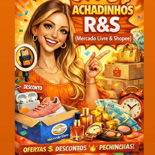 Achadinho R&S ( Shopee & Mercado Livre)🛍 - Grupos WhatsApp no SeuGrupo