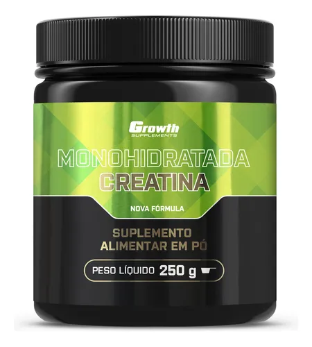Creatina Monohidratada 250g Growth Supplements - Sem Sabor Em Pó - grupo de Site no SeuGrupo