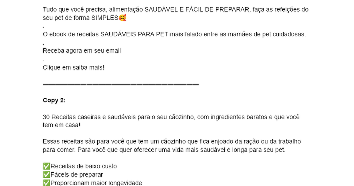 Dicas para pet - grupo de Kiwify no SeuGrupo