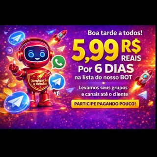 CANAL DO BOT DIVULGAÇÃO&VENDAS 03 - Grupos Telegram no SeuGrupo